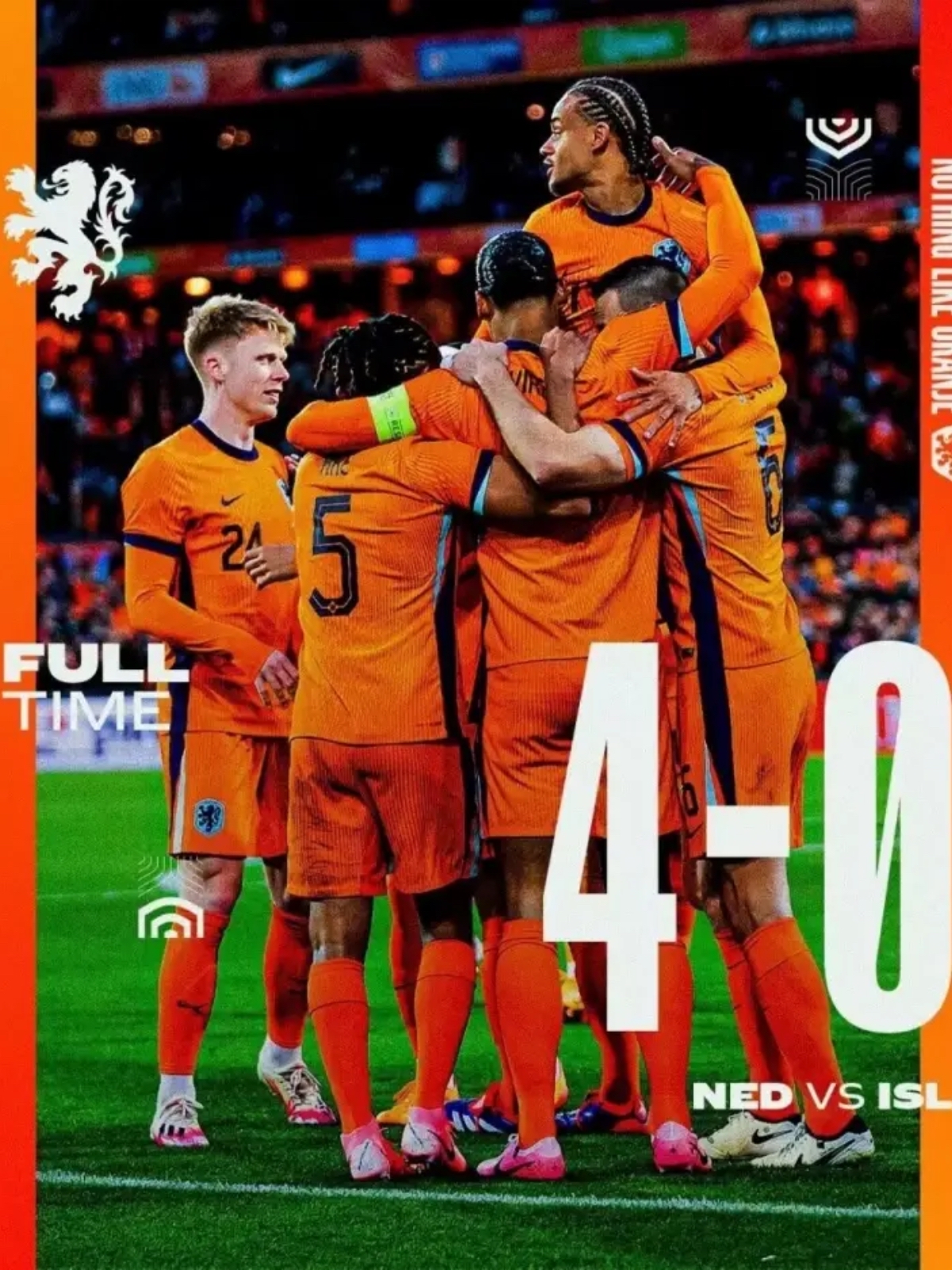 荷兰女足刷新世界纪录，球迷狂欢