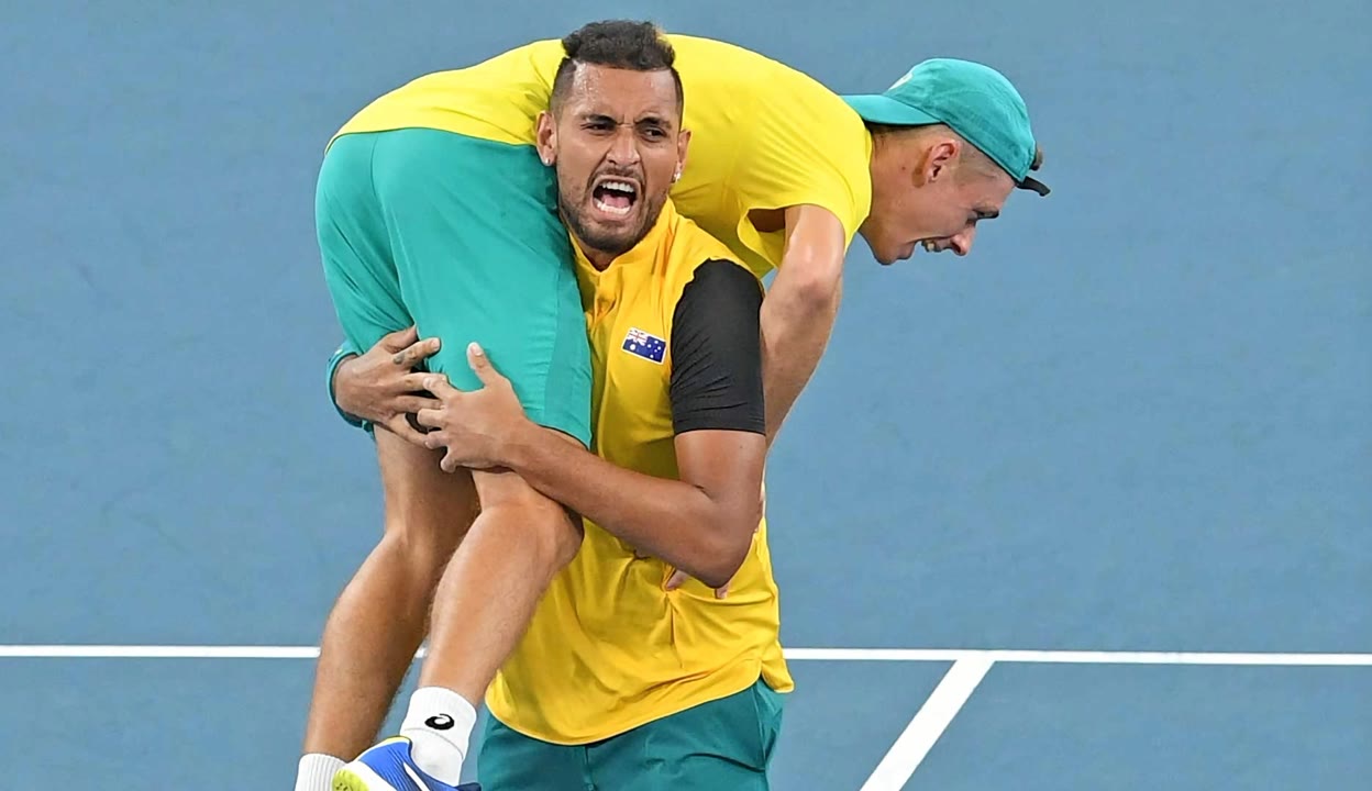 关于澳大利亚网球队鏖战英国网球队，克耶高斯高光表现的信息